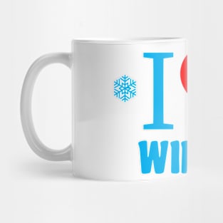 I Love Winter Mug